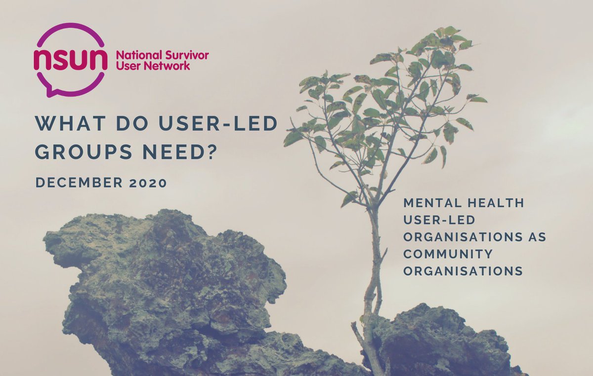 Read the full report:  https://www.nsun.org.uk/news/what-do-user-led-groups-need  #NSUNUserLedGroups