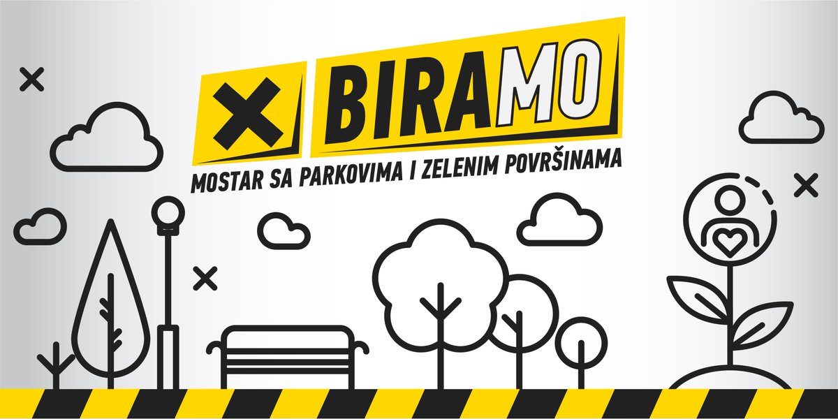 #biraMo Mostar koji će biti primjer drugima sa svojim  uređenim parkovima 🏞️, zelenilom, zasađenim cvijećem 🌻 i drvoredima🌲🌳. Grad, sa više održavanih zelenih površina, manje bespravno izgrađenih objekata i nebrige o prirodi.💚

#lokalniizbori2020