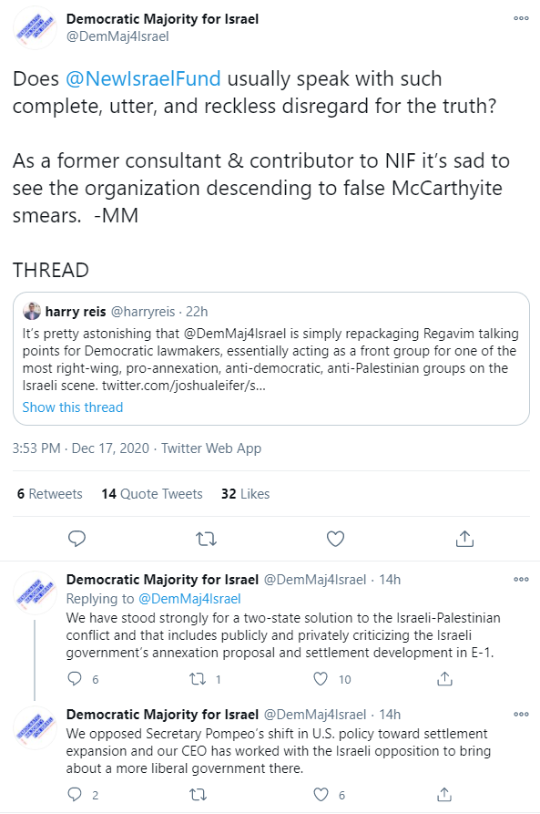 Meanwhile, here's the socialist Left attacking the mainstream Democrats who support Israel  @DemMaj4Israel. It's interesting to watch, and it exposes the false themes and anti-fact methods of the Israel haters. 1/