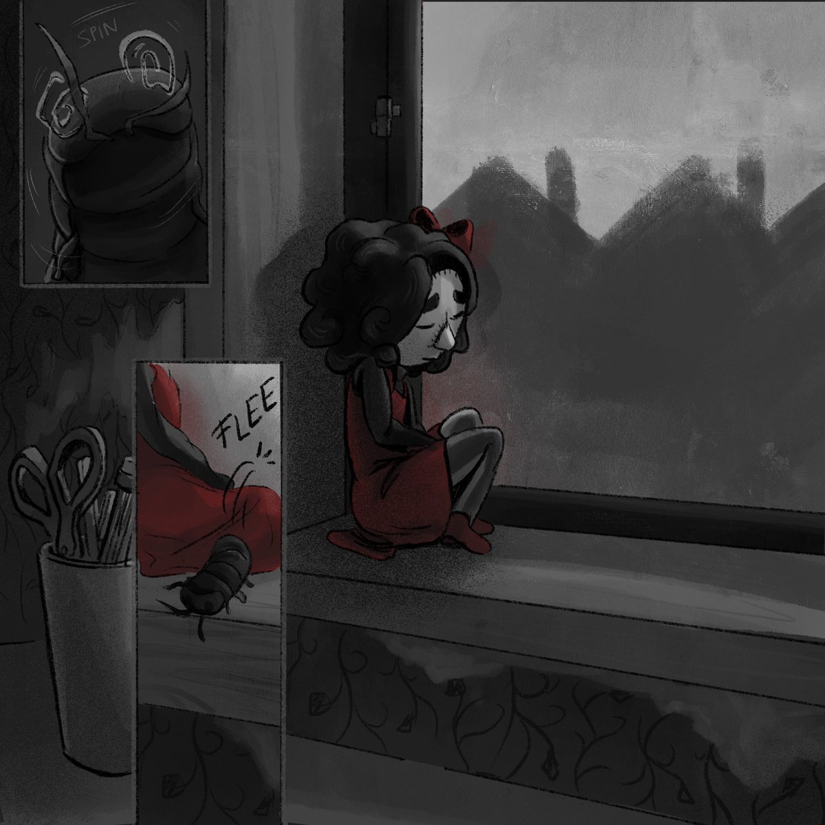 TheCleox's tweet photo. [ADVENT CALENDAR]
🌲 Day 18
What will happen next ?
#adventcalendar #art #artwork #illustration #christmas #comicstrip #adventcalendar2020 #throughthewindow #digitalart #digitalartist #oc #originalcharacterart #adventcalendarday17 #BD #calendrierdelavent #originalart #cleox https://t.co/sCU15AWdVN