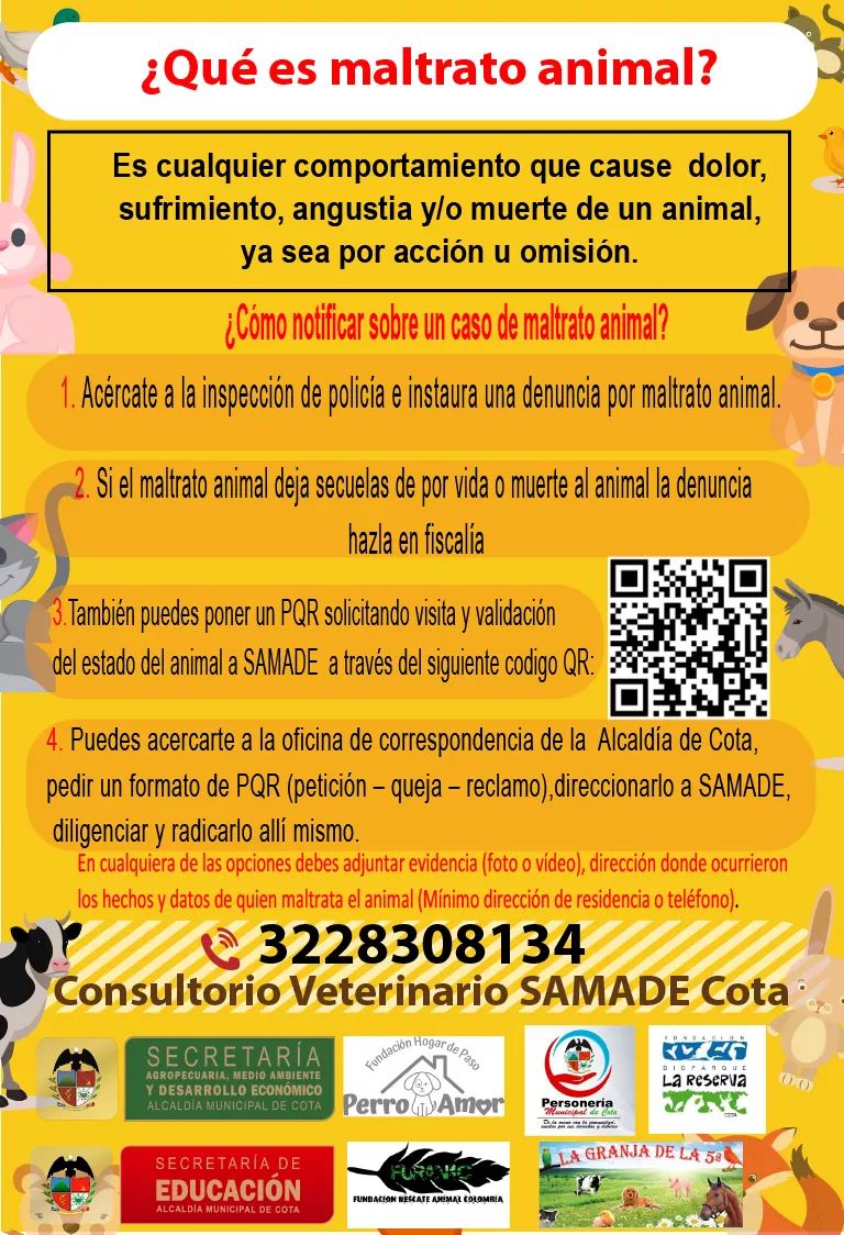 Furanic_Col's tweet photo. ¿Cómo denuncio e l maltrato animal en Cota? https://t.co/NV0CRtf1f1