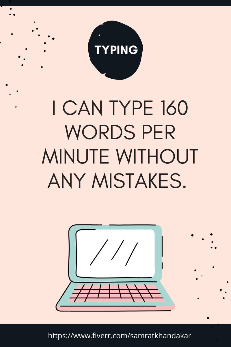 data_typing's tweet image. My dear respected client, thank you so much for your interest in my profile. I am an innovative, self-motivated, and value-driven professional.
I Can type 160 Words Per Minute Without Any Mistakes. 
I Have More Than 5+ Years Of Experience In This Field.

#TYPING #RETYPE #books