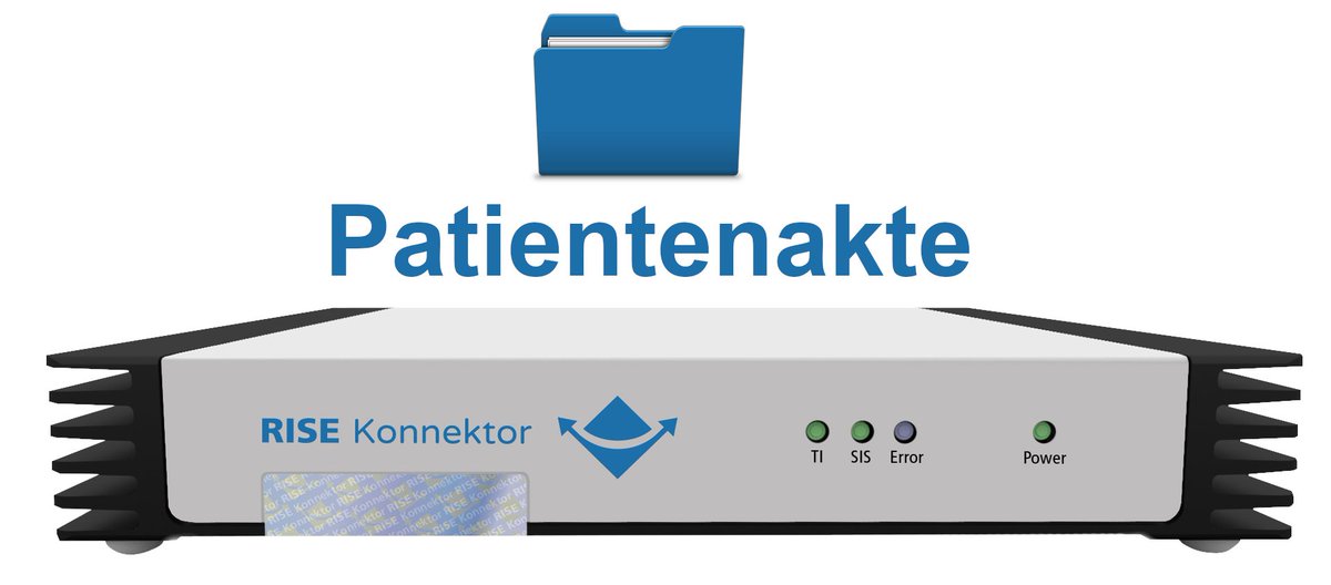 RISE_Health_'s tweet image. Der RISE #Konnektor ist bereit für die ePA: die Zulassung der @gematik1 für den Feldtest ist da. #ptv4 #ti