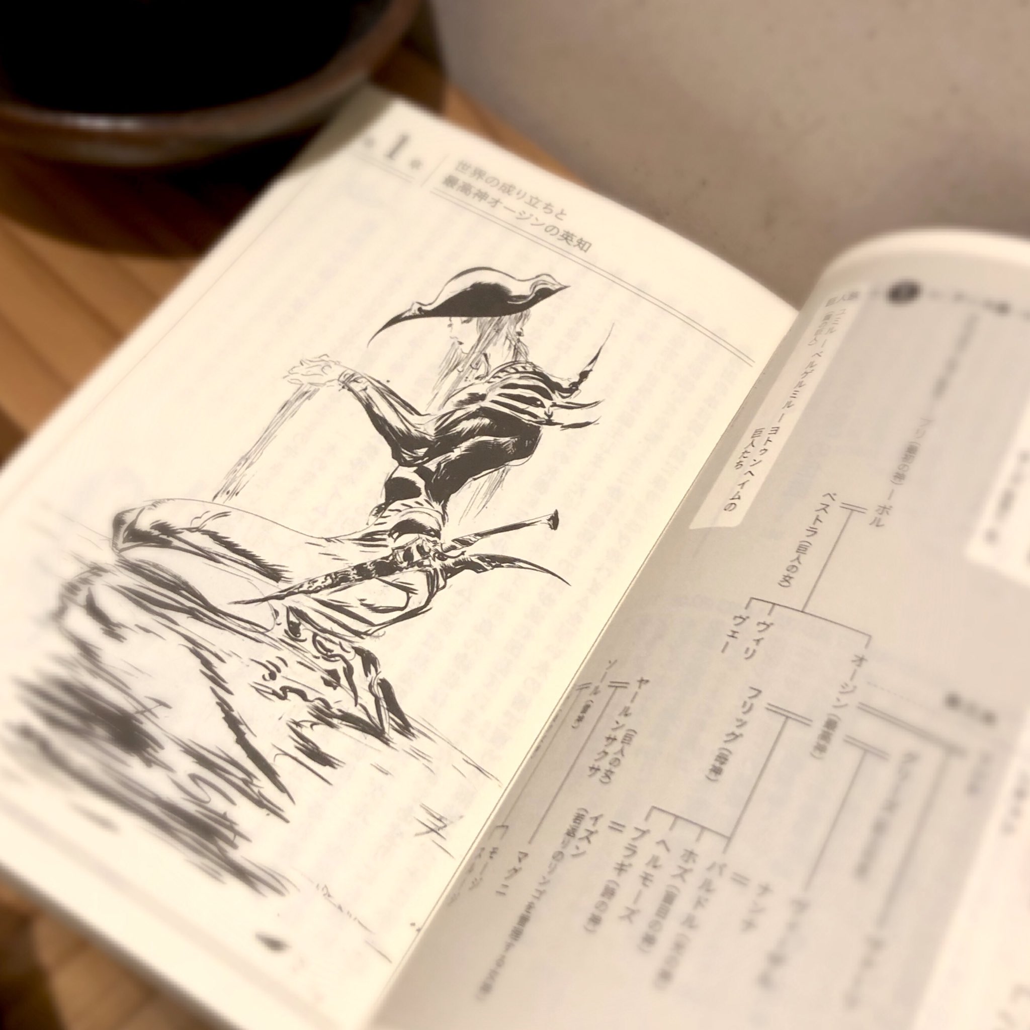 Dioんぴぃ 北欧神話ってよくわかんない 何見ればいいの そんな人におすすめの本がこちら その名もズバリ 一冊でまるごとわかる北欧神話 そう こちらみんな大好き天野喜孝氏が表紙と扉絵を描いております 挿絵は違うけど 内容も入門
