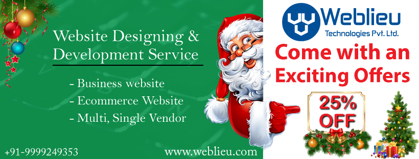 weblieu's tweet photo. Weblieu come with an Exciting Offer this Christmas
25% off on all services
Contact +91-9999249353 or https://t.co/ETJN7uv1hI
.
#offer #exciting #christmasoffer #DealoftheDay #weblieu #webdesign #webdevelopment #ecommercestore #multivendor #singlevendor #SEO #SMO https://t.co/WnyvdDwAxt