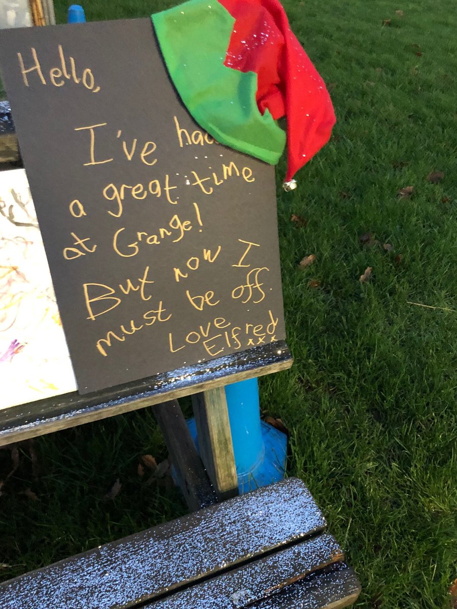ELF UPDATE! Good news Everyone! On his visit to school our friend Kris Kringle tracked the mischievous pest down to the kitchen and persuaded him to come back to the North Pole! We have a CCTV photo of them flying away! We wonder if he will be back next year? 🎄🎄🎄🎄🎄