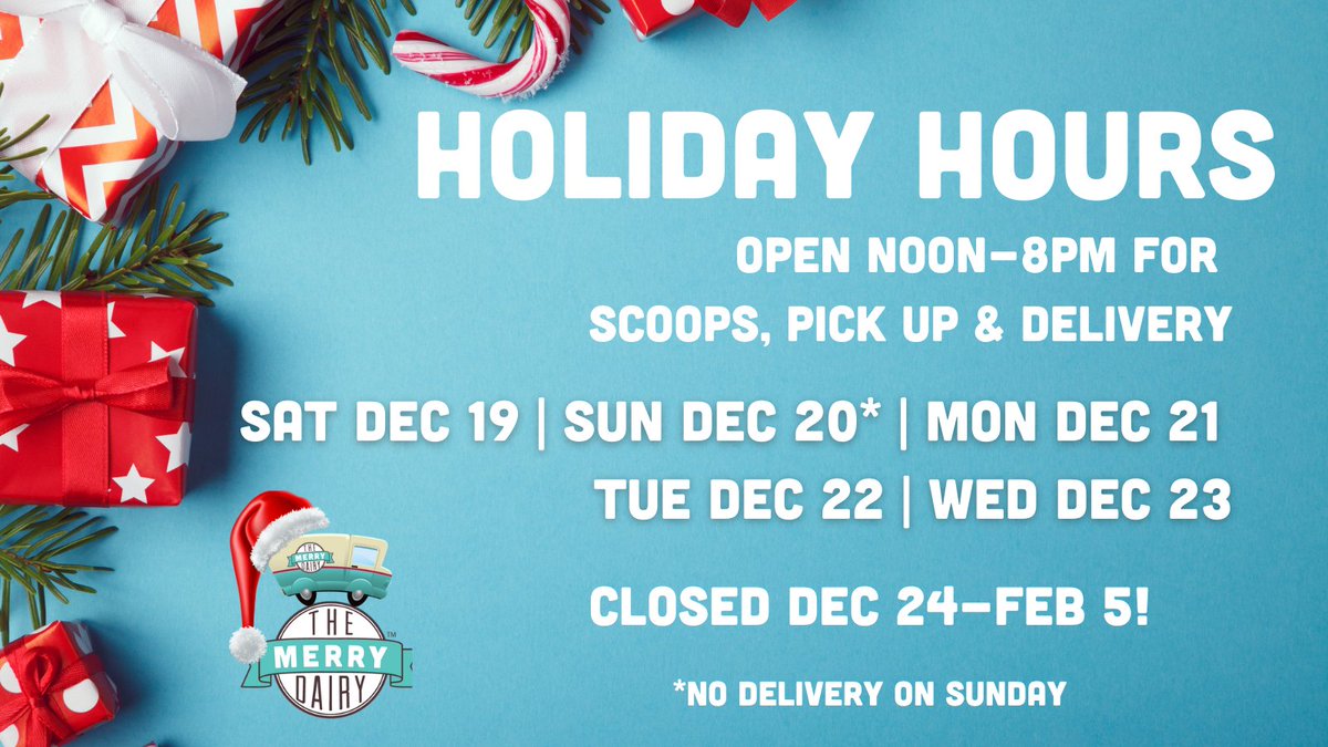 TheMerryDairy's tweet photo. It's beginning to look a lot like ... https://t.co/rzI2TVT9ih