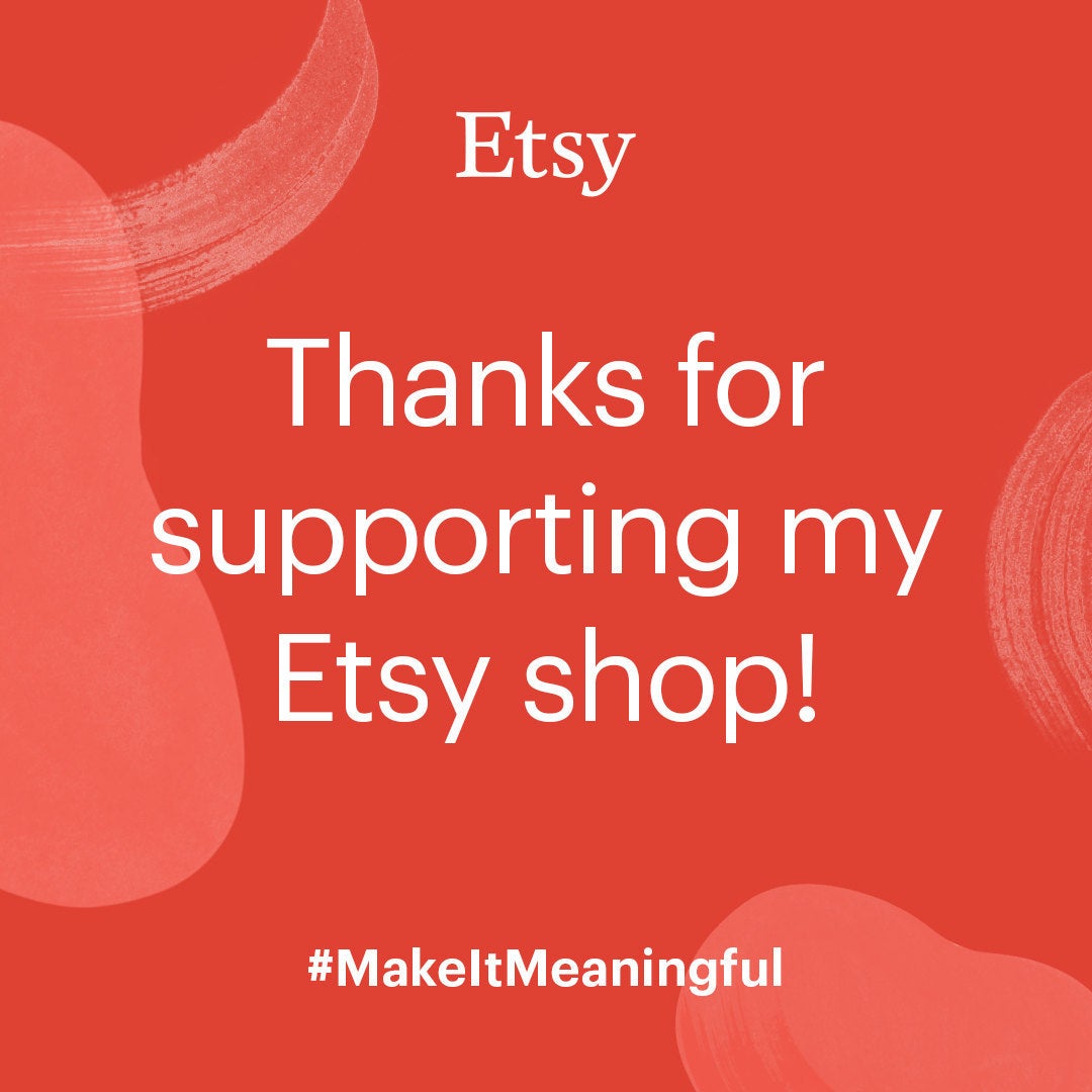 Treat yourself to something special from my Etsy shop and I’ll send you a coupon after your purchase. It’s my way of saying thanks! etsy.me/3nrtVka #MakeItMeaningful #EtsyGifts