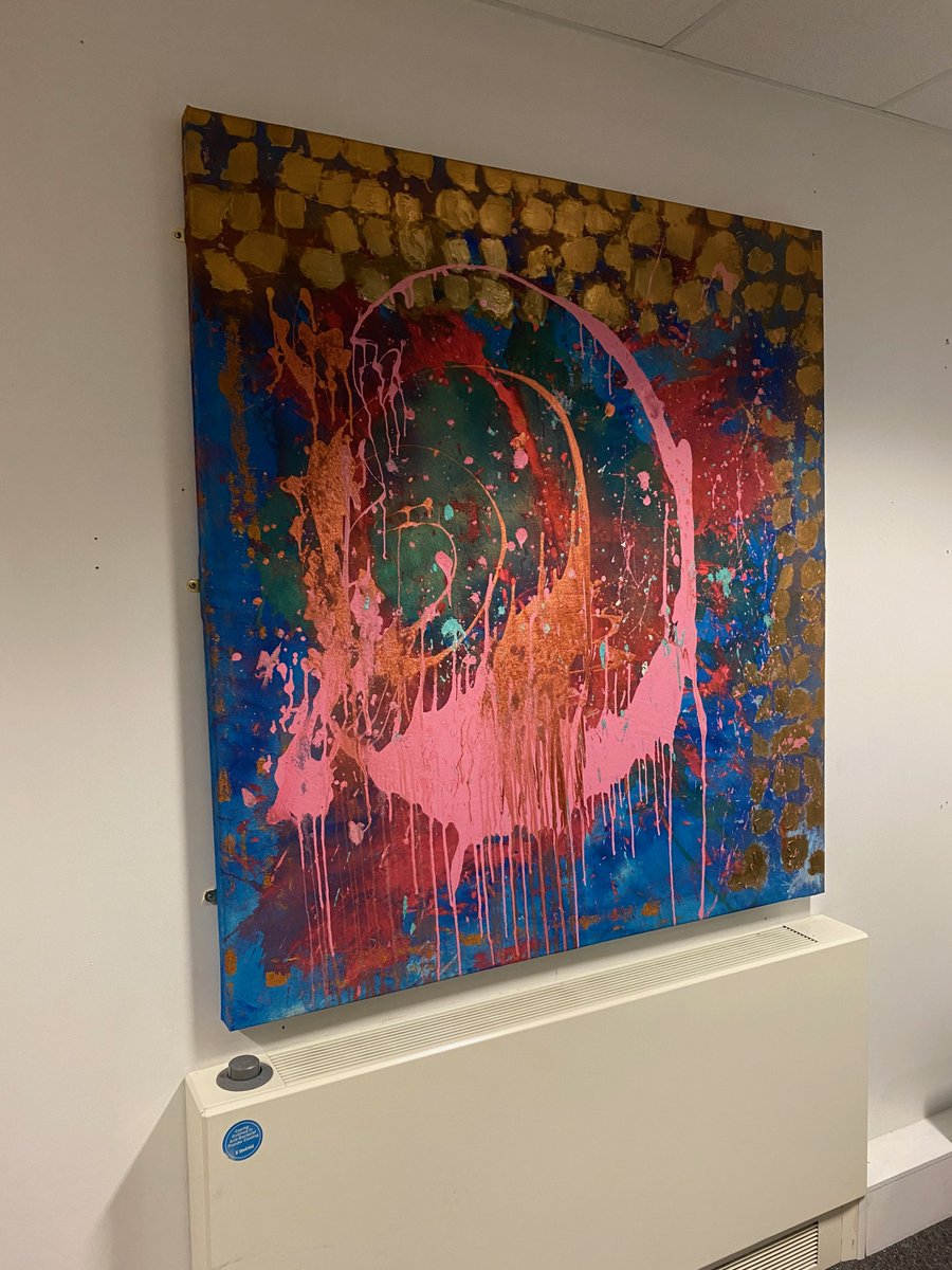 KBHeadteacher's tweet photo. If I say so myself, stunning end to a difficult year. @KenderArtRoom @KenderSchool using Frank Bowling to inspire creativity. https://t.co/7dKUyVpeUH @LewishamLearn @MhwbL  #diversity https://t.co/7u7GgvESud