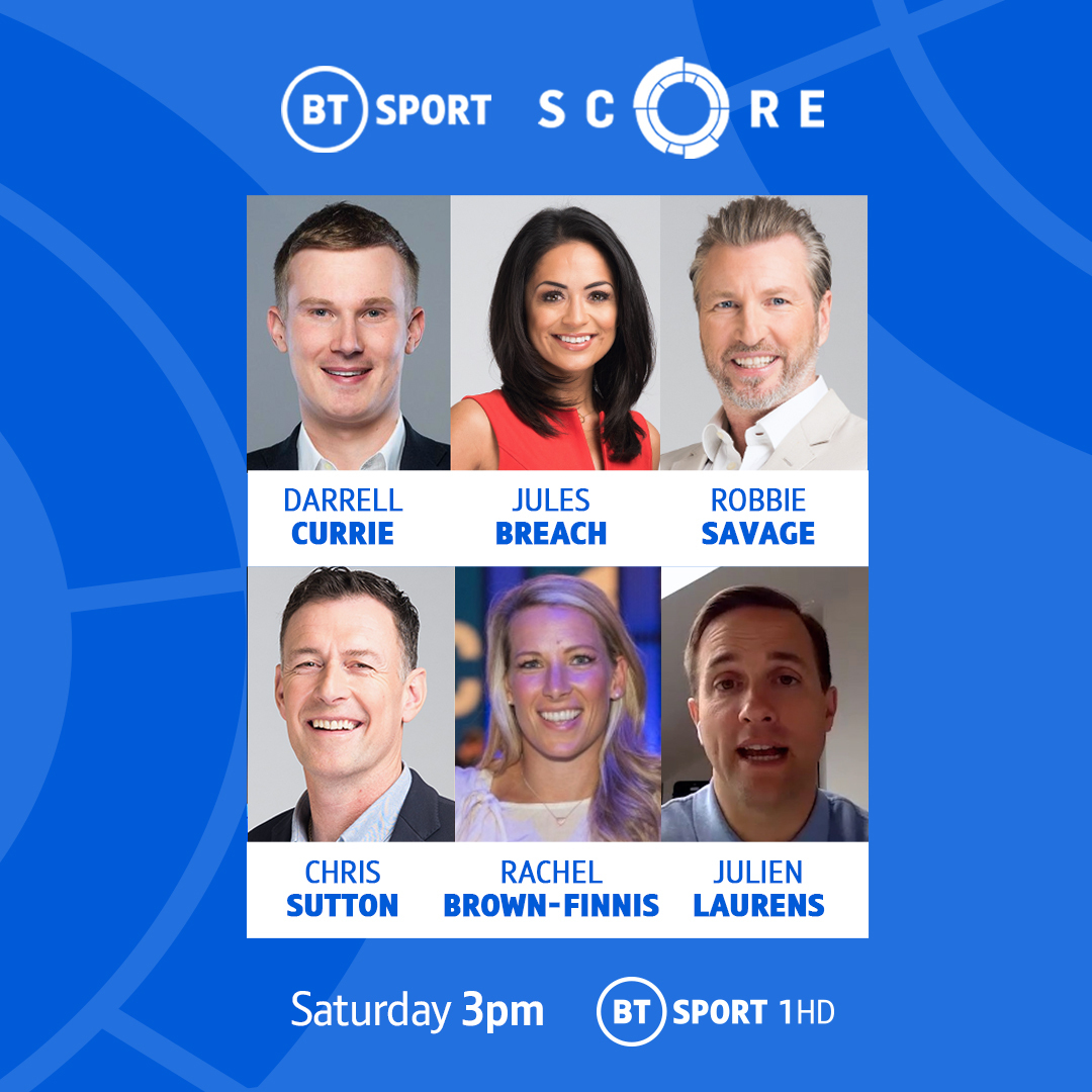 It's almost #BTSportScore time! 🙌

Our team will be across all of the goals and talking points from England, Scotland, and around Europe tomorrow afternoon, don't miss out! 🍿

Saturday 3pm | BT Sport 1 HD