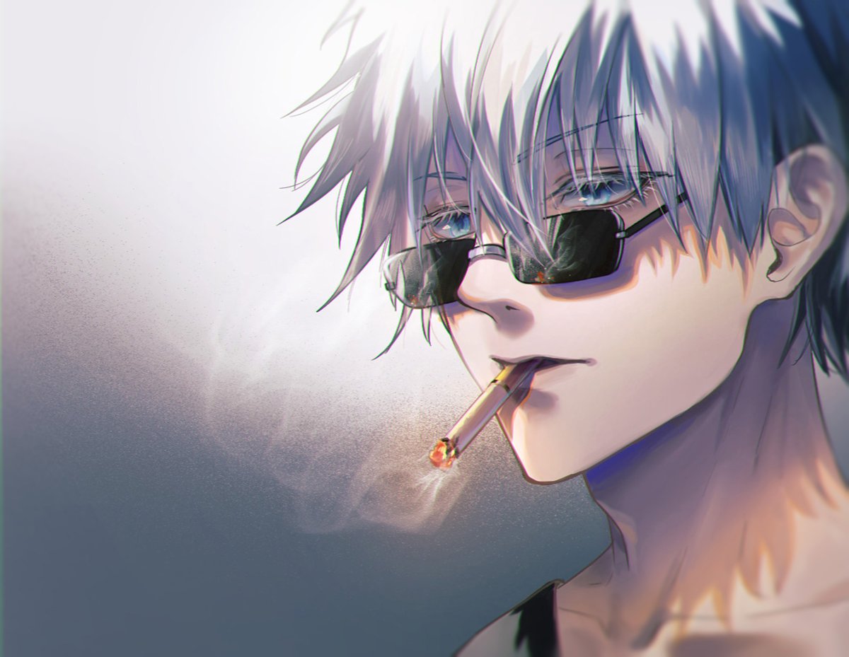 Ani_Pear's tweet photo. #呪術廻戦 #五条悟 #JujutsuKaisen #GojoSatoru 
吸煙捏造 https://t.co/ZciydZUVHL