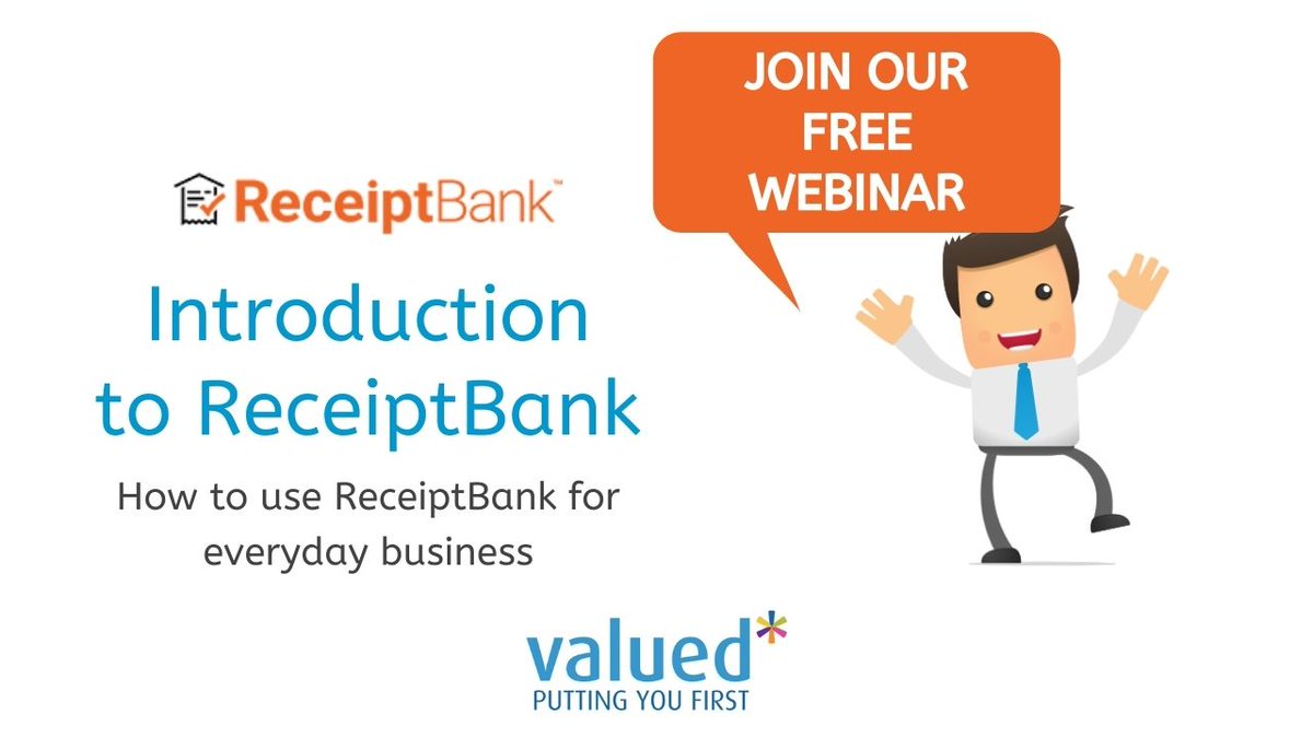 StephenPaulUK's tweet photo. 📢 JOIN US for a FREE introduction to the everyday functions of @ReceiptBank for your business #accounting - JAN 6th 👉 https://t.co/InX06N9EyD

In this session we'll cover the basics including using the mobile app/desktop version, adding, reviewing &amp; publishing items. https://t.co/63mFivvQnS