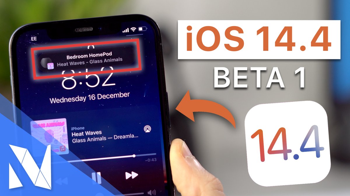 NilsHendrikWelk's tweet photo. Apple hat kurz nach dem offiziellen Release von iOS 14.3 die erste Beta von iOS 14.4 veröffentlicht📱 und in meinem neuen Video gehe ich auf die wichtigsten Neuerungen & Änderungen ein🔥 Schaut gerne vorbei & lasst eine Bewertung da! 😊 #iOS144Beta1
--> https://t.co/ePzwky3uU5 https://t.co/l70ARxkQqK