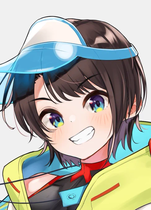 #プロテインザスバル
新衣装も楽しいけど、初期衣装のバージョン02みたいなのあったら面白そう‼️っていう妄想イラスト?? 