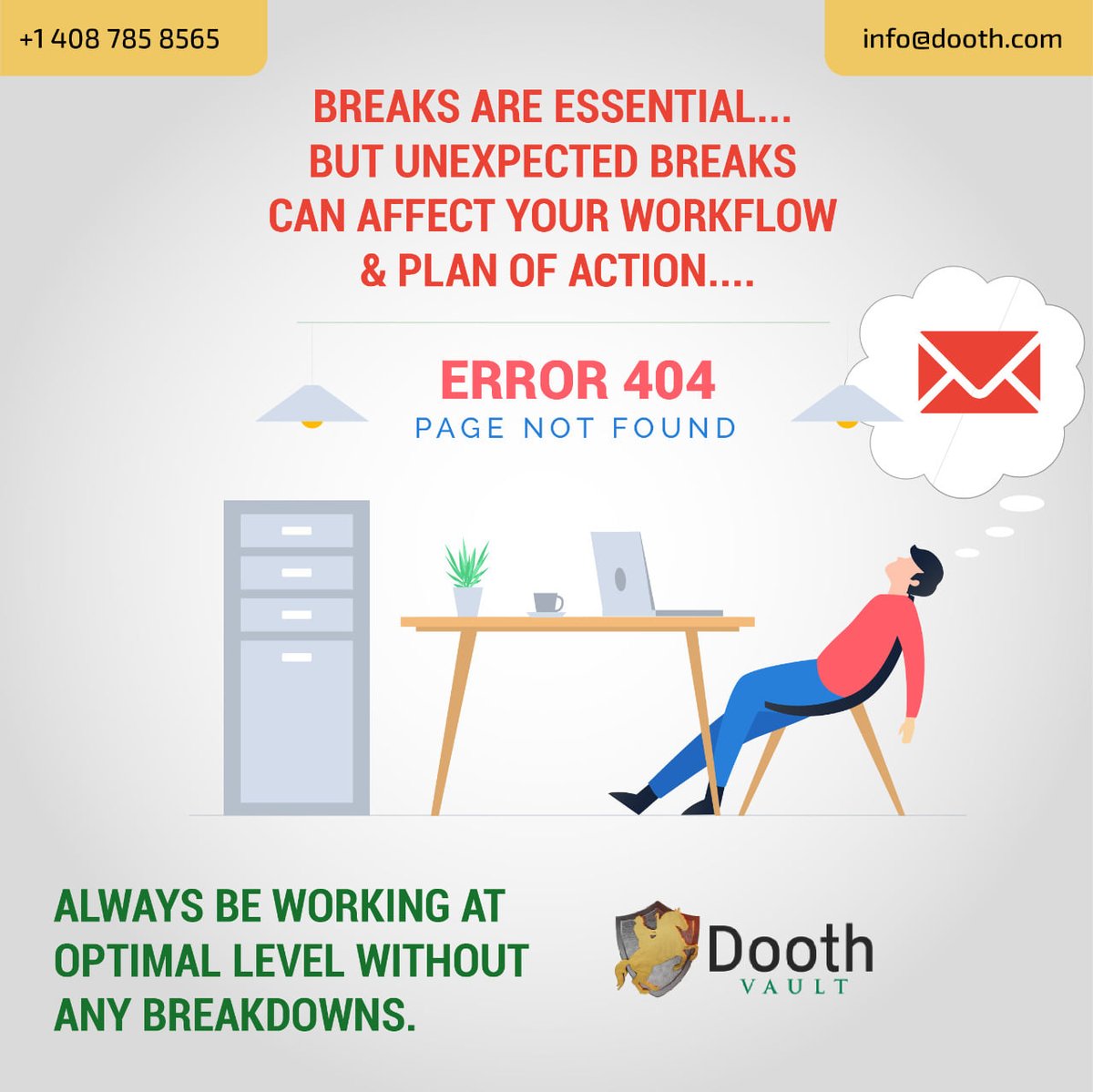 Dootpltd's tweet photo. Facing any difficulties in tackling 404 error?
Is it intrupting your workflow?
@Doothpltd is the right solution.
visit our website: https://t.co/2aJ64cCRgt
#dataprotocols #safeguarddata #404error #pagenotfound #dataprotection #confidentialinformation https://t.co/u86zMaATFe