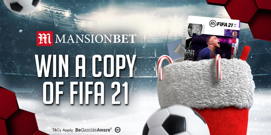 MCCCSHCas's tweet photo. 🎅 DAY TEN OF OUR TWELVE DAYS OF CHRISTMAS GIVEAWAYS! 

🚨 WE’RE GIVING AWAY ANOTHER COPY OF #FIFA21! 

Simply follow @MansionBet and RT this tweet to enter! ✅

Comp ends 23:59 (GMT) Sunday 20th December. T&amp;Cs apply: https://t.co/tNDSOH7PLd https://t.co/l7VqZI9NIy