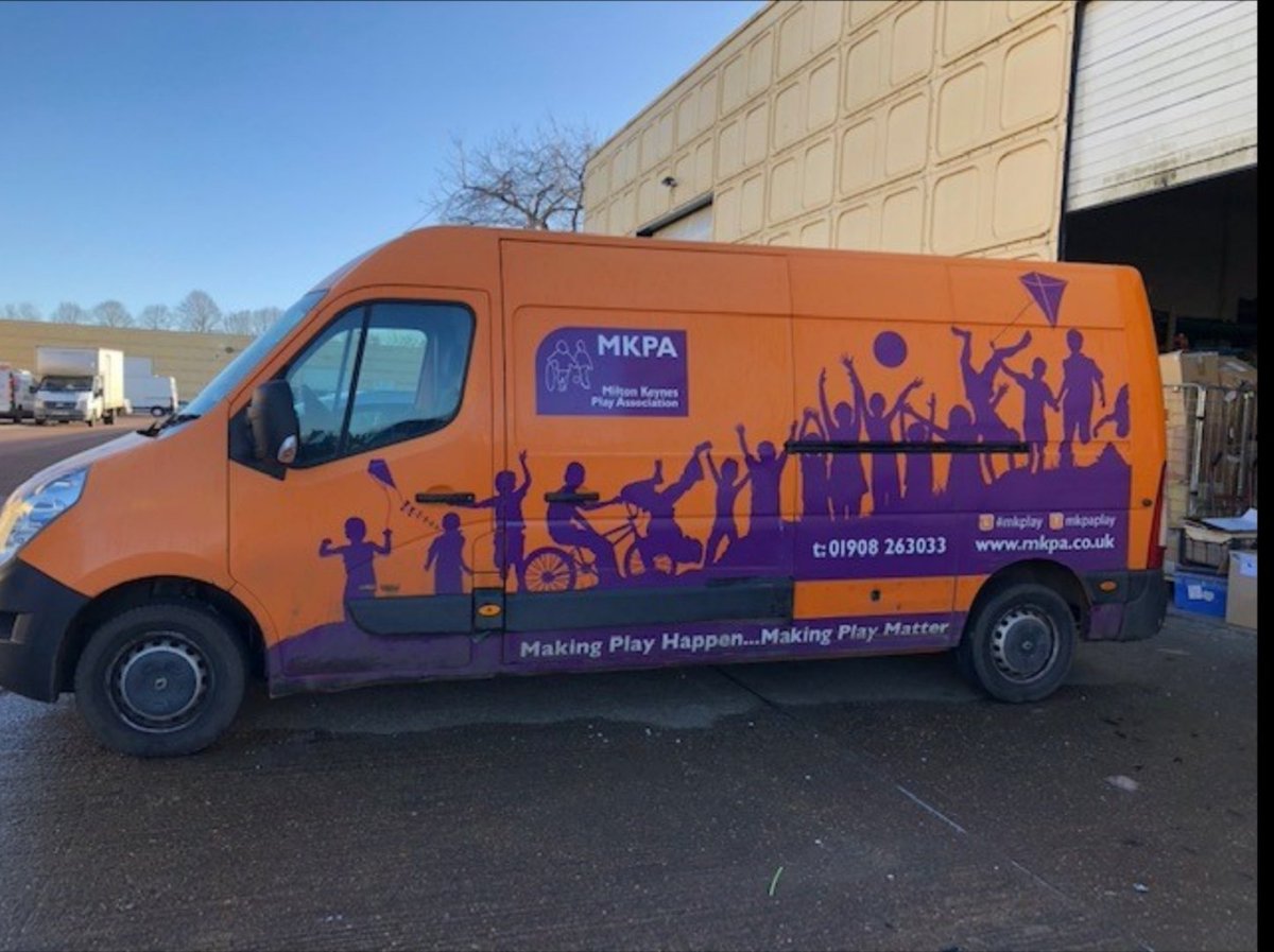 Big thank you to @Arval_UK for their support in acquiring our van which has been used in many of our play sessions and collecting clean reusable based materials for our scrapstore #MKPA #MakingPlayHappen #MakingPlayMatter