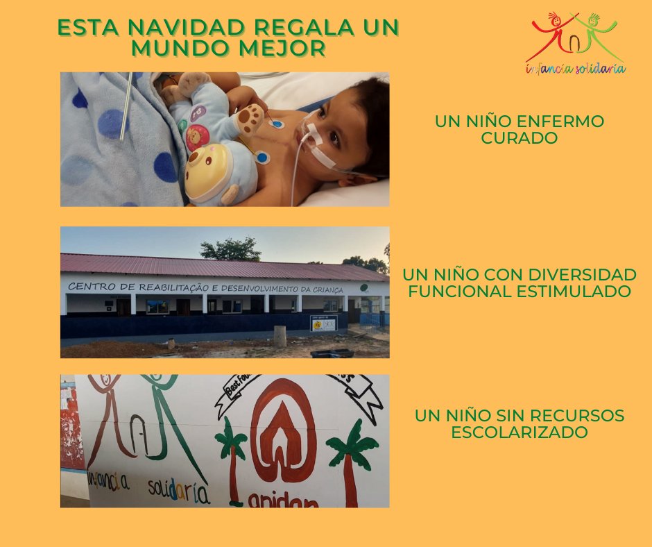 ESTA NAVIDAD REGALA UN MUNDO MEJOR

Todavía estamos a tiempo de compensar un poco este año 2020 para el olvido.
Plantéate alegrar el corazón de tus seres queridos regalándoles un mundo mejor, ayudando a niños que lo necesitan con urgencia.

infanciasolidaria.org/esta-navidad-r…...