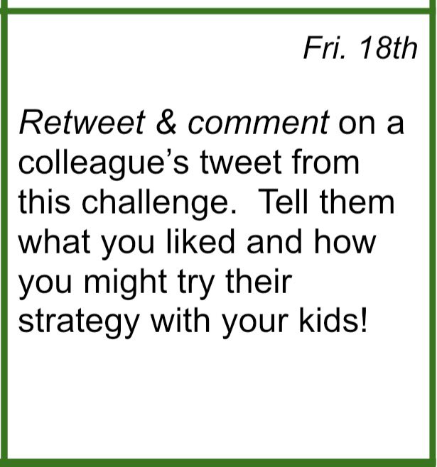 Challenge Day #12—CAN YOU BELIEVE IT!!!!!!! So proud of all of you and the incredible work across the district. Remember—tweet a ton today for more chances to win! #c2cinwb