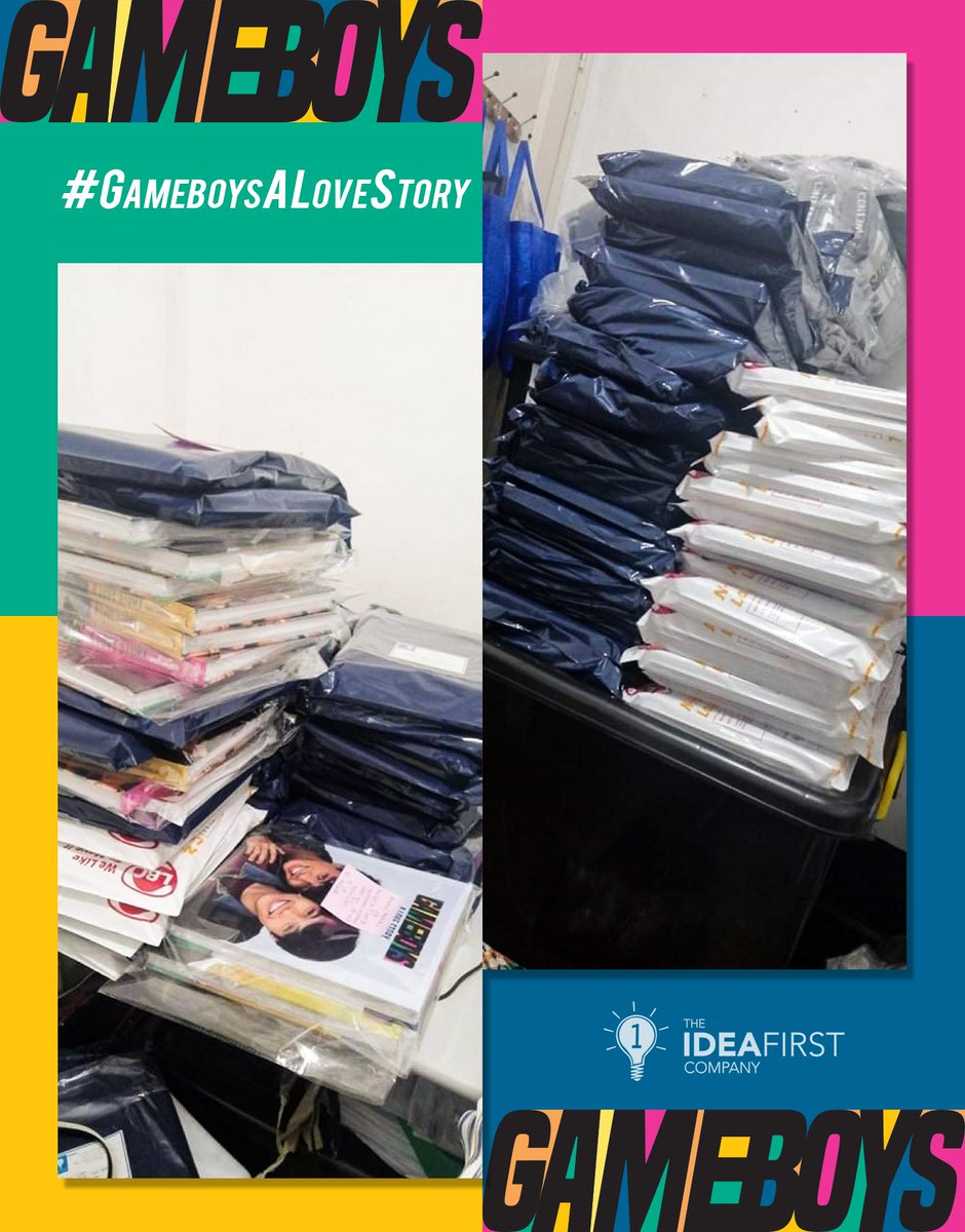 theideafirst_co's tweet photo. Good news! Our printing press worked double time to release the first 500 copies of #GameboysALoveStory! Early buyers will now be receiving their copy starting tomorrow! 

Thank you for your patronage. Hurry! Few copies left! Order your copy here:
https://t.co/3IaXx3fKg2 https://t.co/2vjWN1aaFh