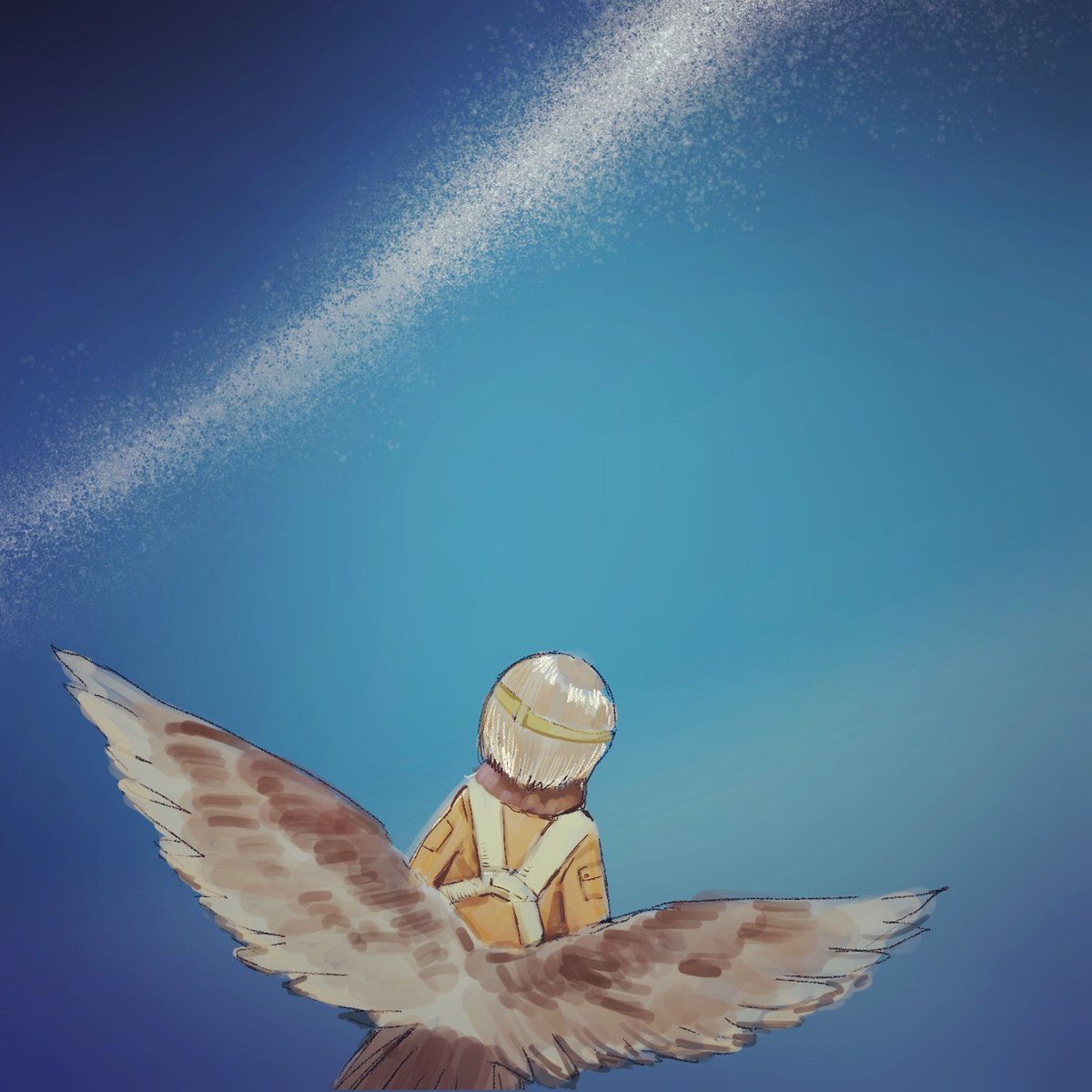 Neko Kan コミティア行きたい 飛行機の日 イラスト イラスト好きさんと繋がりたい 絵描きさんと繋がりたい ジブリ こんな感じの黎明期の飛行機が好きなんです 宇宙開発でもトライアンドエラーで進めていた時代が好きです そしてみんな雲の彼方に