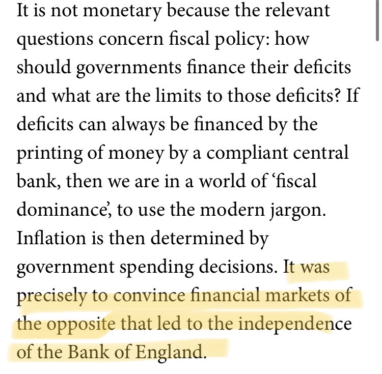 The “Monetary” in MMT refers to the fact that it is a description of the monetary system. Mervin is right to say that MMT highlights the importance of fiscal policy. “Monetary” still applies though. Also, he is right on BOE independence, that’s why MMTers oppose it.