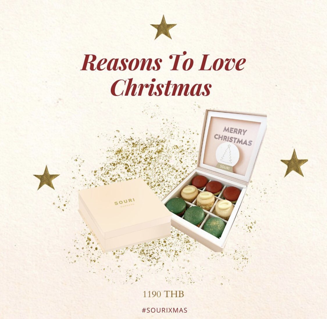 WinmetawinO's tweet image. Ig souri.bkk update 

Souri’s Limited-Edition : “Reasons to love Christmas” Collection🎄💗
🎊เปิดพรีออเดอร์วันเสาร์นี้ (วันพรุ่งนี้)
⏰เวลา 10 โมงตรงจ้า 
🎁1 กล่องมีทั้งหมด 9 ชิ้น 3 รสชาติใหม่ ราคากล่องละ 1,190 บาท (ไม่รวมค่าขนส่ง) นะคะ 🥰😘

#sourixmas 
#winmetawin