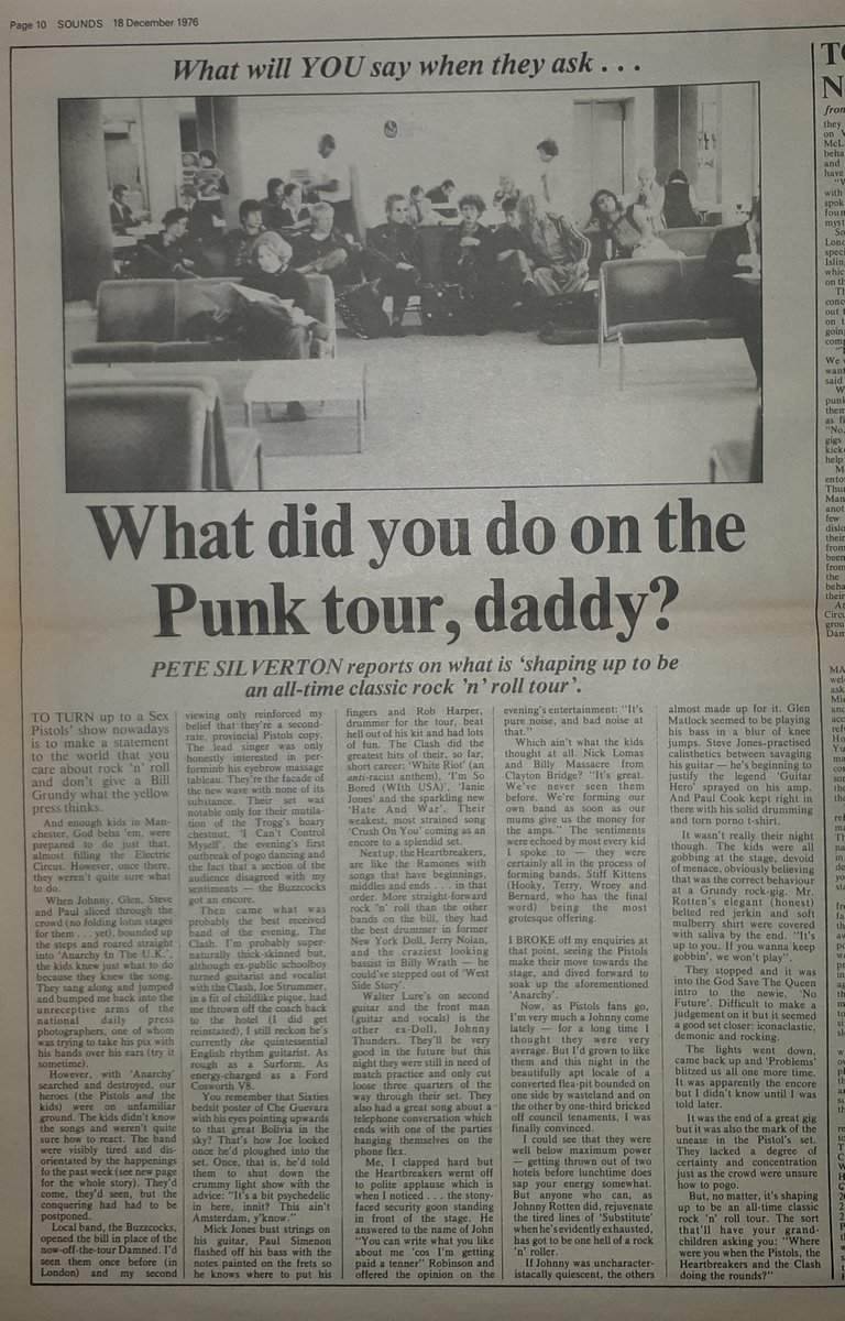SoundsClips's tweet image. December 18th, 1976. Sex Pistols show at Manchester's Electric Circus by Pete Silverton. "Where were you when the Pistols, the Heartbreakers and the Clash doing the rounds". @pistolsofficial @GlenMatlock @JD_Central @ratherarthur @TheClash