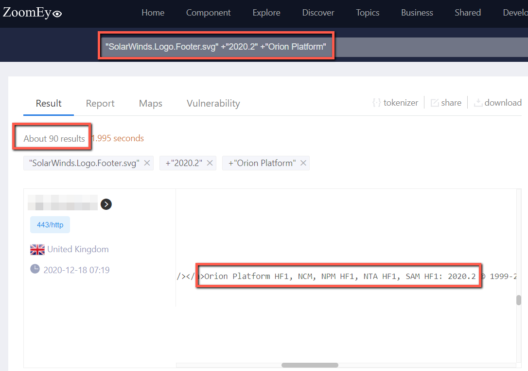 Omerez_com's tweet photo. Too many unpatched #SolarWindsOrion are still live.
Indicators (html body): "SolarWinds.Logo.Footer.svg" AND ("2020.2" OR ("2019.4" AND "Orion Platform HF5"))
https://t.co/Pe51IOUe3o
https://t.co/Ly6GA4Nr1o
#SolarWinds #SolarWindsHack https://t.co/HtXx4qjmug