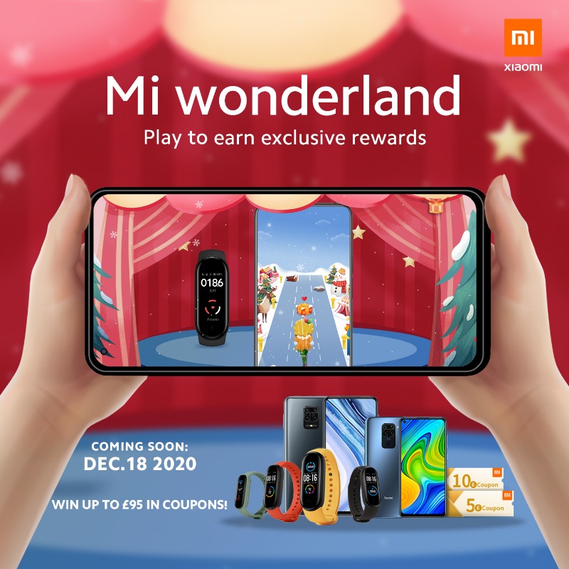 XiaomiUK's tweet photo. Happy Friday, Mi Wonderland is officially open! 🎉🙌🥂 Are you ready for a challenge? Join other players at Mi Wonderland to play games and win exclusive rewards and prizes this holiday season! 🎅🎁🦌🛷⛄❄️👪🎄

#UnwrapYourMind #HolidayWithMi