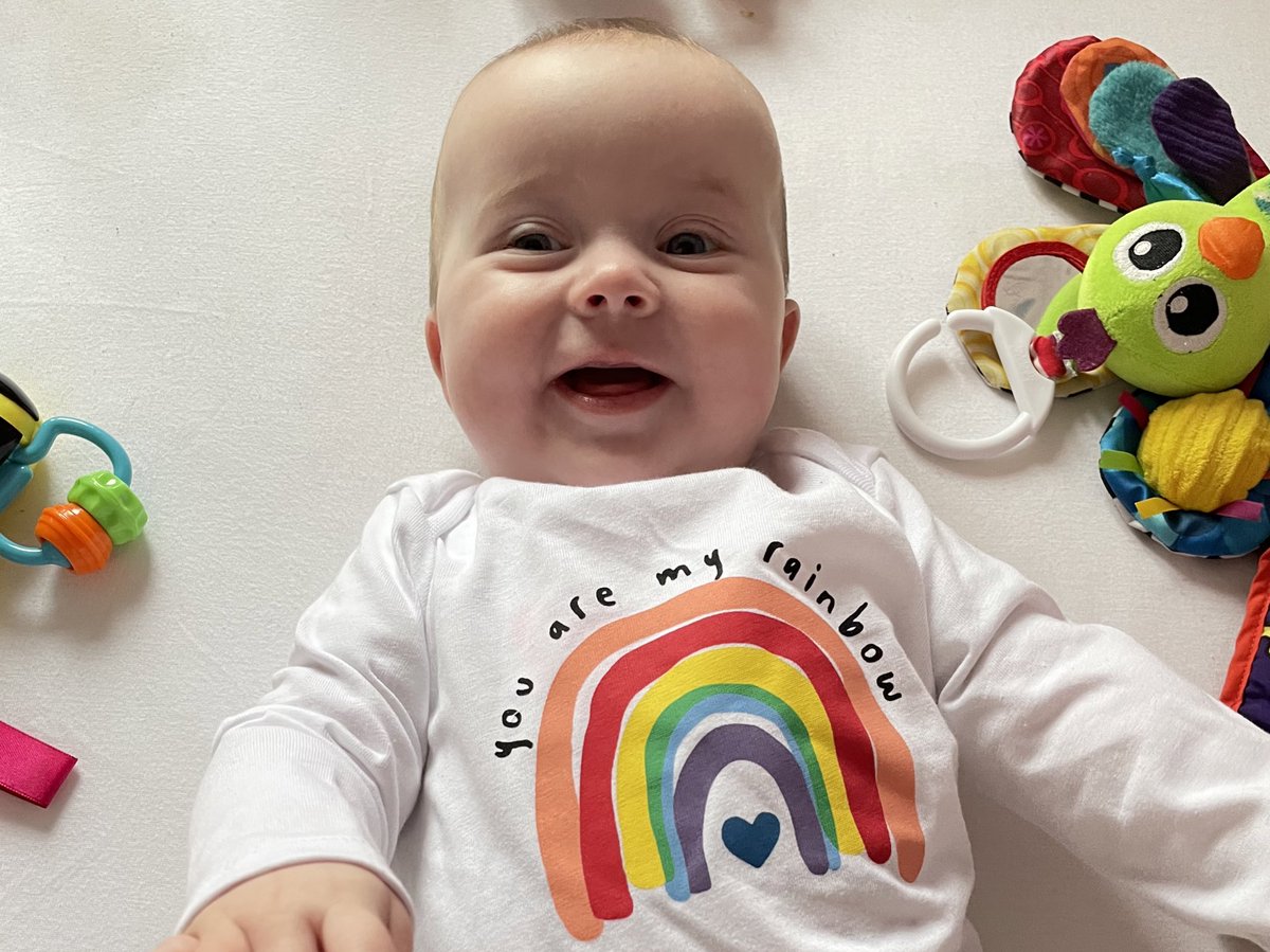 Definitely been our rainbow this year 🌈💓