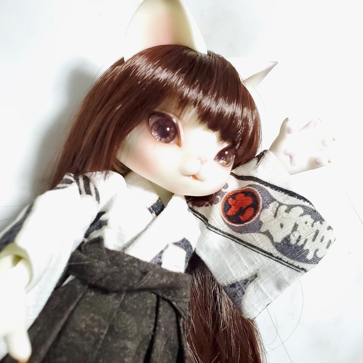 sironora's tweet photo. aiさん(@aisdoll )の和服とっても素敵なんだよ💕
浴衣でも袴でもOKな二度美味しい仕様✨
いつもフリフリなミィシャでもこんなに和な雰囲気になれる❣️
可愛い！可愛いんだ！！みんなに自慢しても許されるぐらい可愛いと思う🥰
#DearMine 
#うちのこかわいい https://t.co/dWNMD1Ks2f