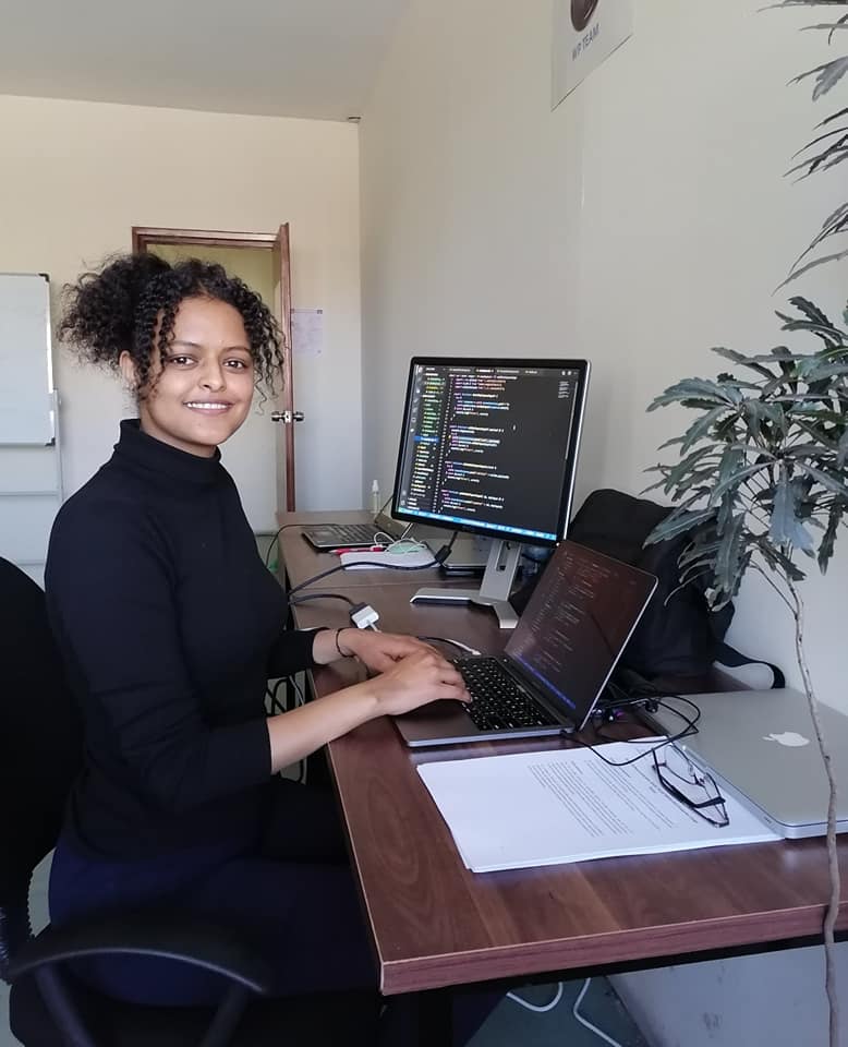 AddisSoftware's tweet photo. 🌟We would like to introduce these three new wonderful additions to our team🌟Sophonias Abathun, Elshaday Yirga, and Natnael Getenew . 
We are a team of young professionals passionate about our work. It is great to see our team growing big, we can't wait to see what 2021 brings! https://t.co/3g4OkzC8C4