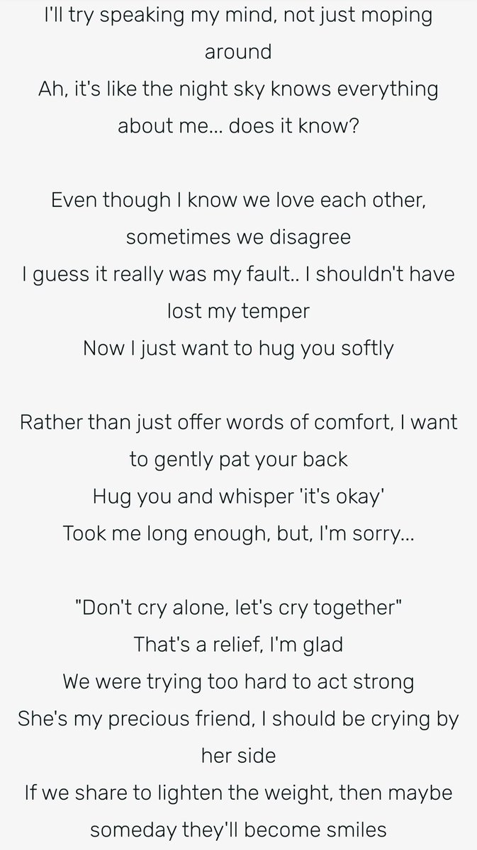 Yozora wa Nandemo Shitteruno? : released May 2016, with the lyrics being very symbolic of Chika and You's later described relationship from official media, thus the song being accepted as the ChikaYou song by the fandom