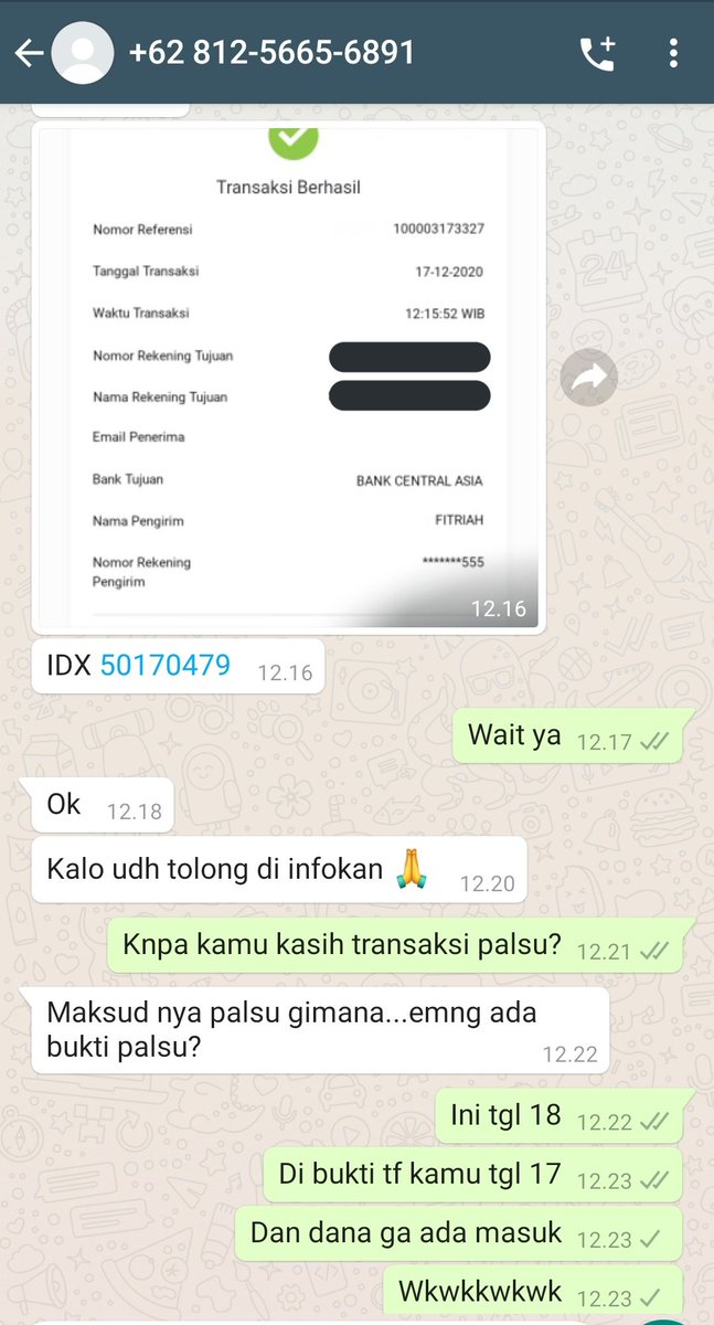 69_Topup5's tweet photo. Kirim bukti transaksi palsu, ketauan salah ane lgsg di block. Tuman🤣 #mlive #mlivehot #mglobal https://t.co/u9ST3cfL54