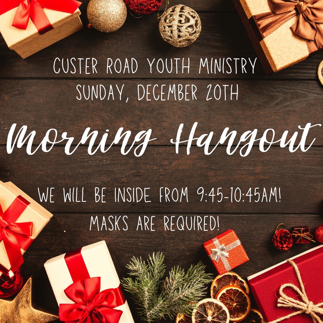 cryouth's tweet photo. Custer Road Youth News for Sunday, Dec. 20th https://t.co/O7bkXqWygP https://t.co/ehwnd3bIlL