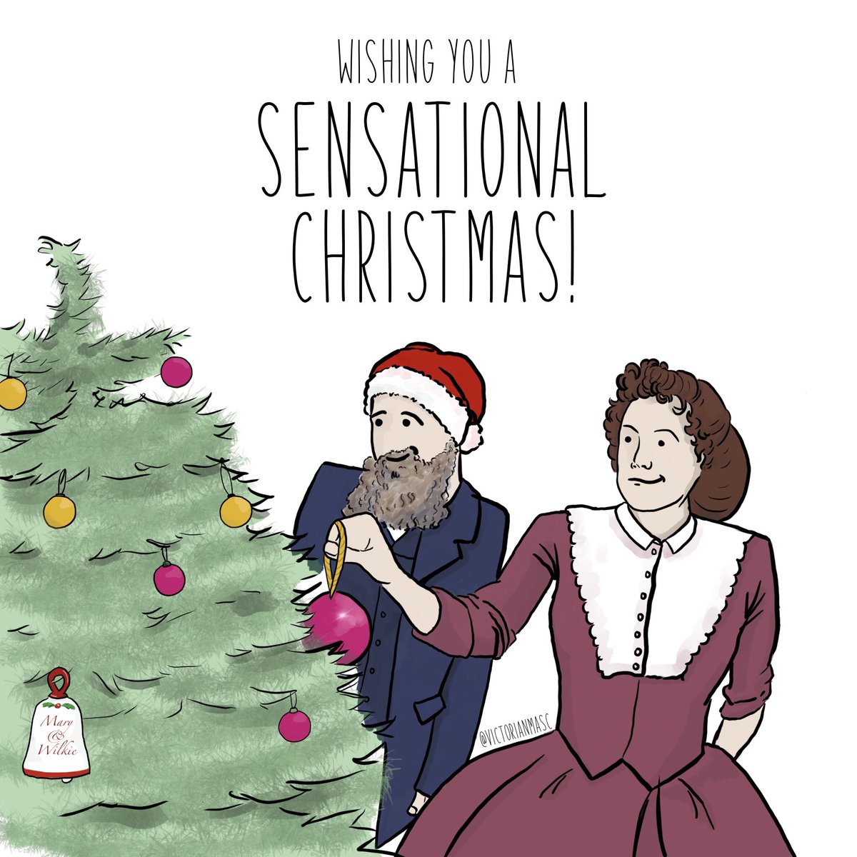 WilkieCJournal's tweet photo. Wishing all of our followers a safe and happy Christmas break and all the best for 2021. 📚 🎄 
Image: @VictorianMasc 
#wilkiecollins #MEBraddon https://t.co/QXKDAJy8gG