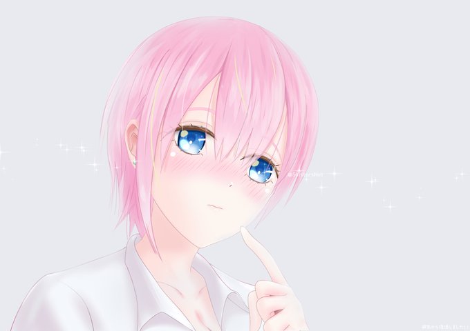 五姉妹ネット🌟五等分の花嫁さんがTwitterに投稿した中野一花(五等分の花嫁)のイラスト。