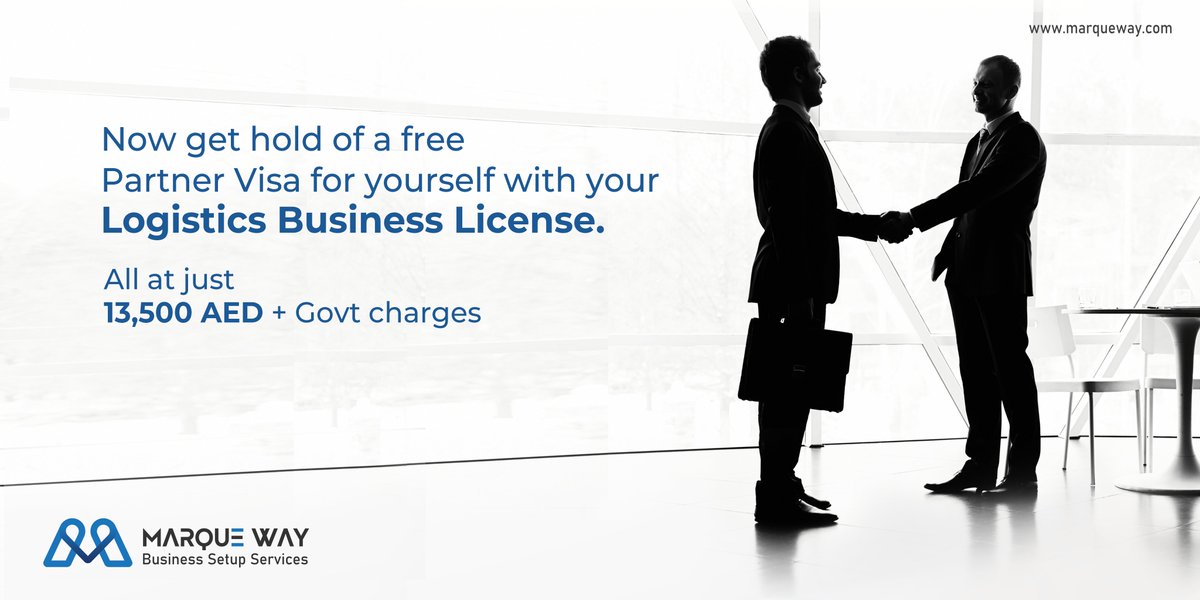 marquewaygroup's tweet photo. Getting a logistic business license in Dubai is now a piece of cake. Grab our exclusive offer at unbelievably low prices along with a free partner visa.
#Marqueway #Uae #BusinessSetup #Dubai #Mainland #BusinessLicense #LogisticsBusinessLicence #MarqueWayBusinessSetup https://t.co/NAhsKtavol