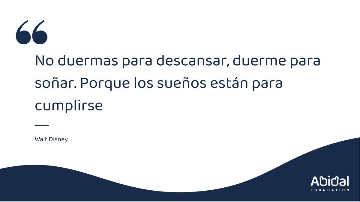 AbidalFound's tweet photo. Verificado
#TodoEmpiezaHoy #AbidalFoundation #frasesmotivadoras #valores #lucha #cancer #niños #waltdisney #frases https://t.co/tZMojrpSOK
