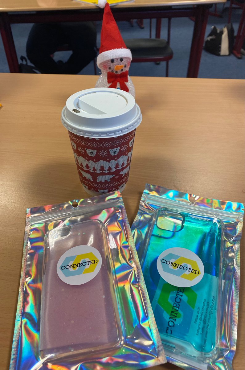 Barista coffee and amazing phone cases made by pupils! So delighted and impressed by the hard work and dedication of our young people. Their profits have contributed to a total of £700 the school are sending to the local food bank! <a href="/drumchapelhigh/">Drumchapel High</a> @DHSBizEd @techdhs