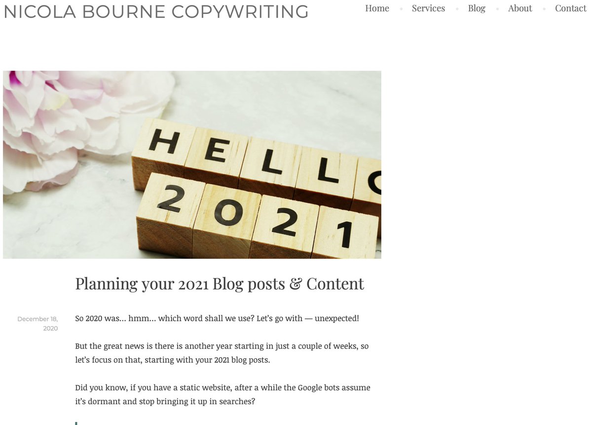 nicolajbourne's tweet photo. *New blog post about blog posts*
Planning your 2021 Blog Posts and Content...
Why you should do it and how you can do it!
https://t.co/1pUYd3zKjW

#copywriting #freelancecopywriter #copywritingtips #copywritingforbusiness  #brandcopywriter #b2bcopywriter #contentcreator https://t.co/Dy3DTxepDT