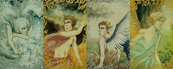 HouseofMunroe's tweet photo. Spirit of Zephyr 
Spirit of Boreas
Spirit of Notus
Spirit of Euros

Yuno getting 4 forms based on Greek Gods #BCspoilers https://t.co/ktxlayRTPn
