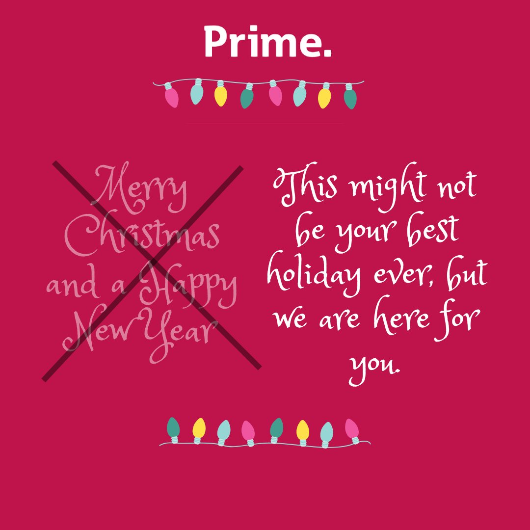 "Now more than ever, no one should have no one."

Christmas and New Year can be a lonely time for many. 

Which is why we should all take a moment to reach out to as many people as we can. This could be a message, a phone call or even an email.