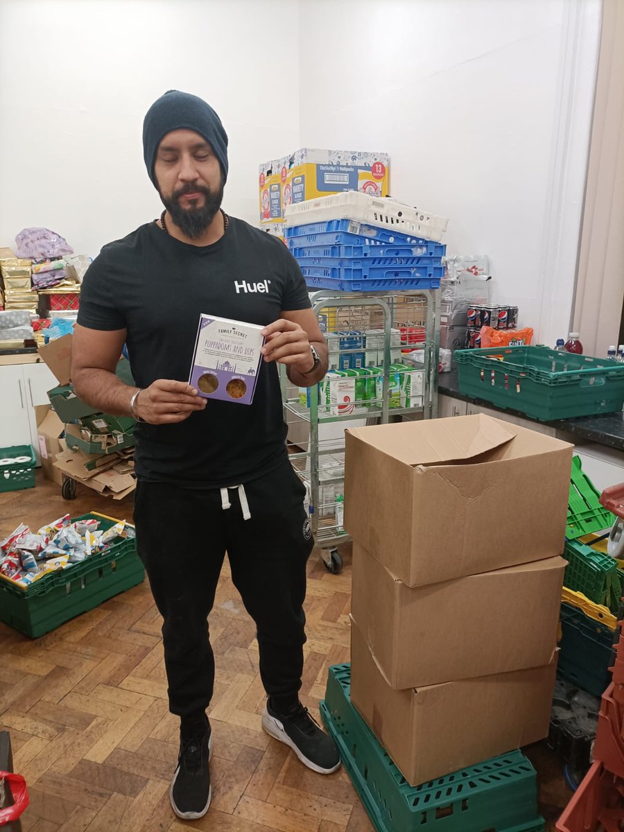 Thank you to <a href="/MyFamilySecret/">Family Secret</a> for the generous donation of poppadom dip packs for our service members. These will be packed along with the hot meals in the goodie bags for our service members 🙏🏽