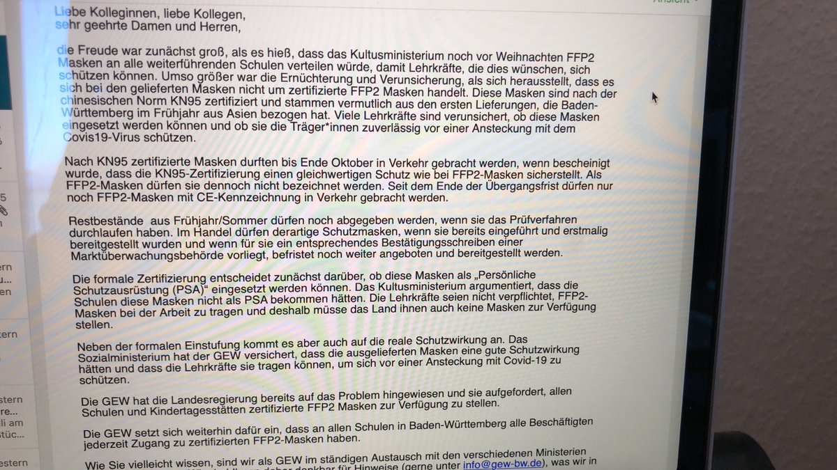 EviHml's tweet photo. Wie nett! Was für ein toller Arbeitgeber das Land BW doch ist......... ohne Worte https://t.co/x7f4RSkM8z