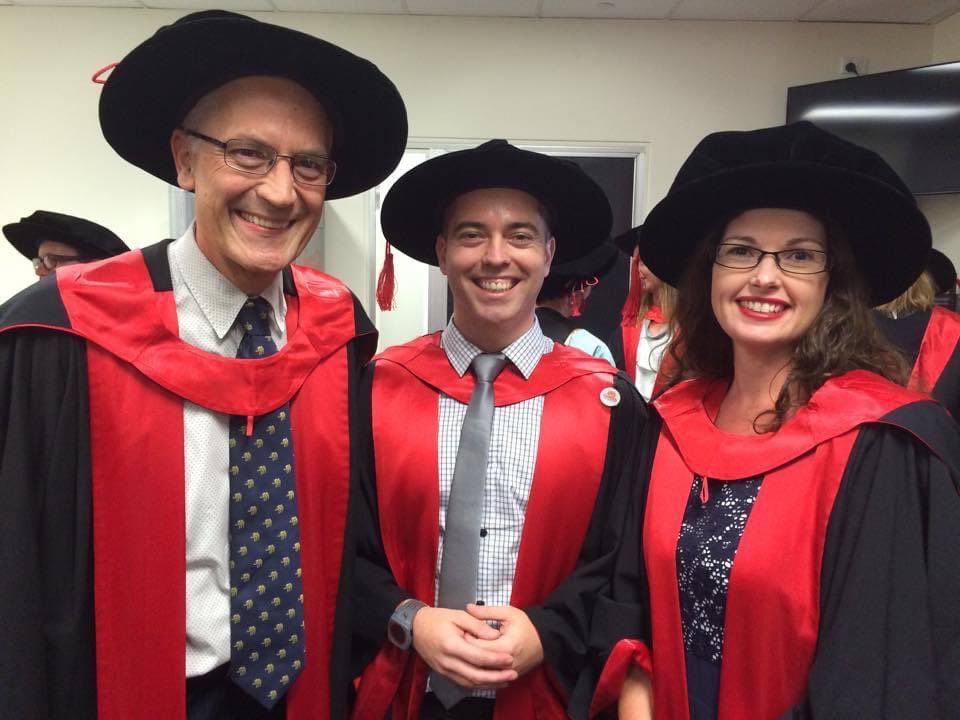 5 years ago today I achieved something I never thought was possible.

I became Dr Jeff Thompson. 

With all the talk about who gets to use that term, I do it occasionally and with lots of pride. 

Thank you to everyone who helped me.
@griffithalumni @GriffLawSchool @Griffith_Uni