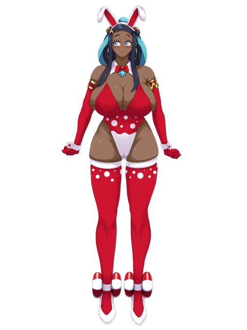 #クリスマスはポケモン #ルリナ 
マリルリナをクリスマスっぽく🎄 