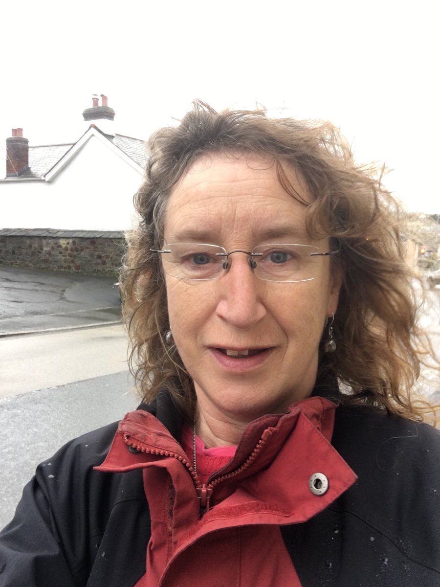 CarolineFLeaver's tweet photo. Decided to deliver anyway, despite the weather. Picked up four pieces of casework while I was at it. Barnstaple needs @LibDems county cllrs to stop the rot and stand up for our community. #GetOutAndWin @ALDC https://t.co/0HnsvXxECN