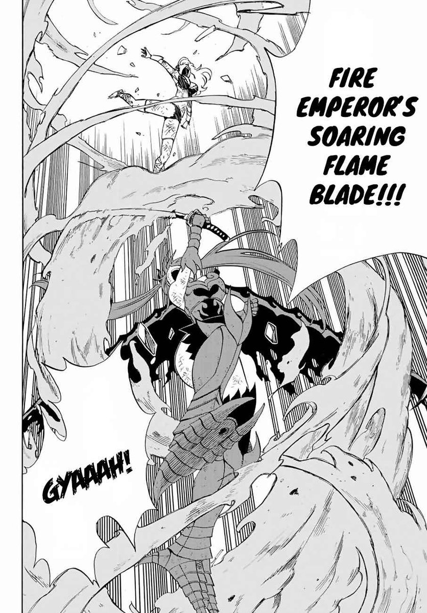 And the Dragon Eaters later on got their back blown out too. My point is. Just bc you're strong as shit =/= you'll be winning EVERY fight. There's always gonna be people who will catch you off guard along with exploiting your weakness, and thats exactly what happened there.